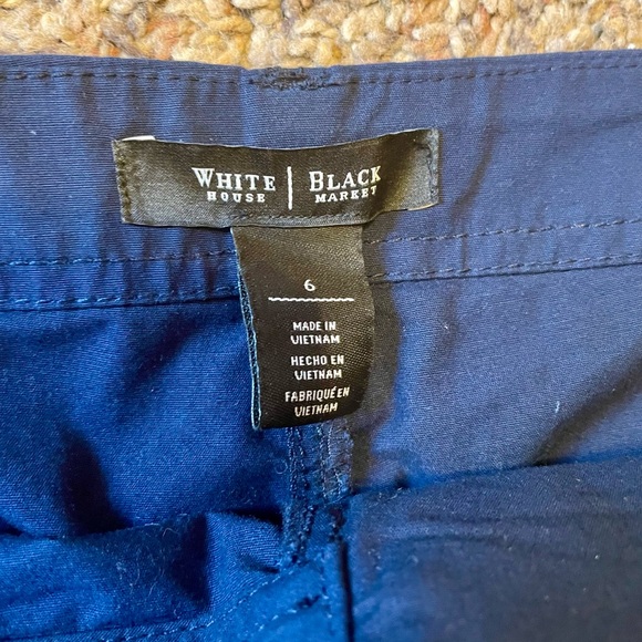 White House Black Market Cropped Ankle Cargo Utility Pants. Women’s 6. - Picture 2 of 14